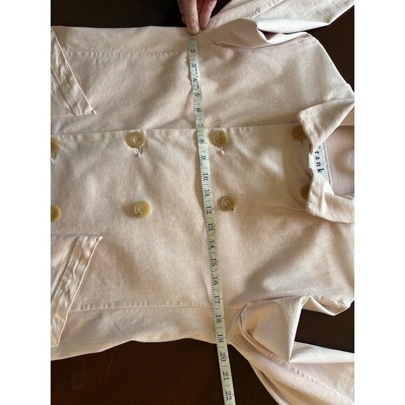 Frank & Eileen Belfast Peacoat Lightweight Jacket in Ballet Pink Size Small - Picture 11 of 15